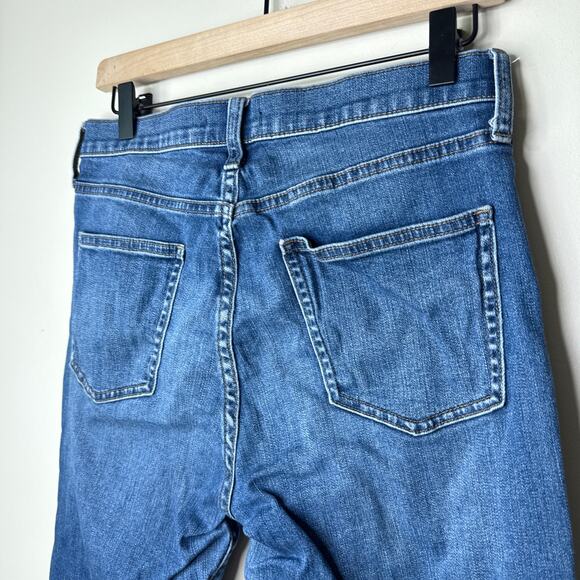 Uniqlo Jeans Women's Size 27 Straight Leg Stretch 5-Pocket Mid-Rise Denim - Picture 4 of 7